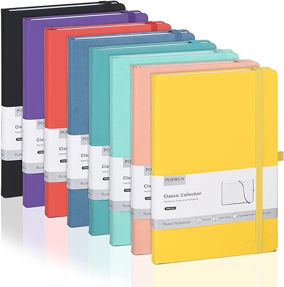 Lined Journal Notebooks | 8 Pack