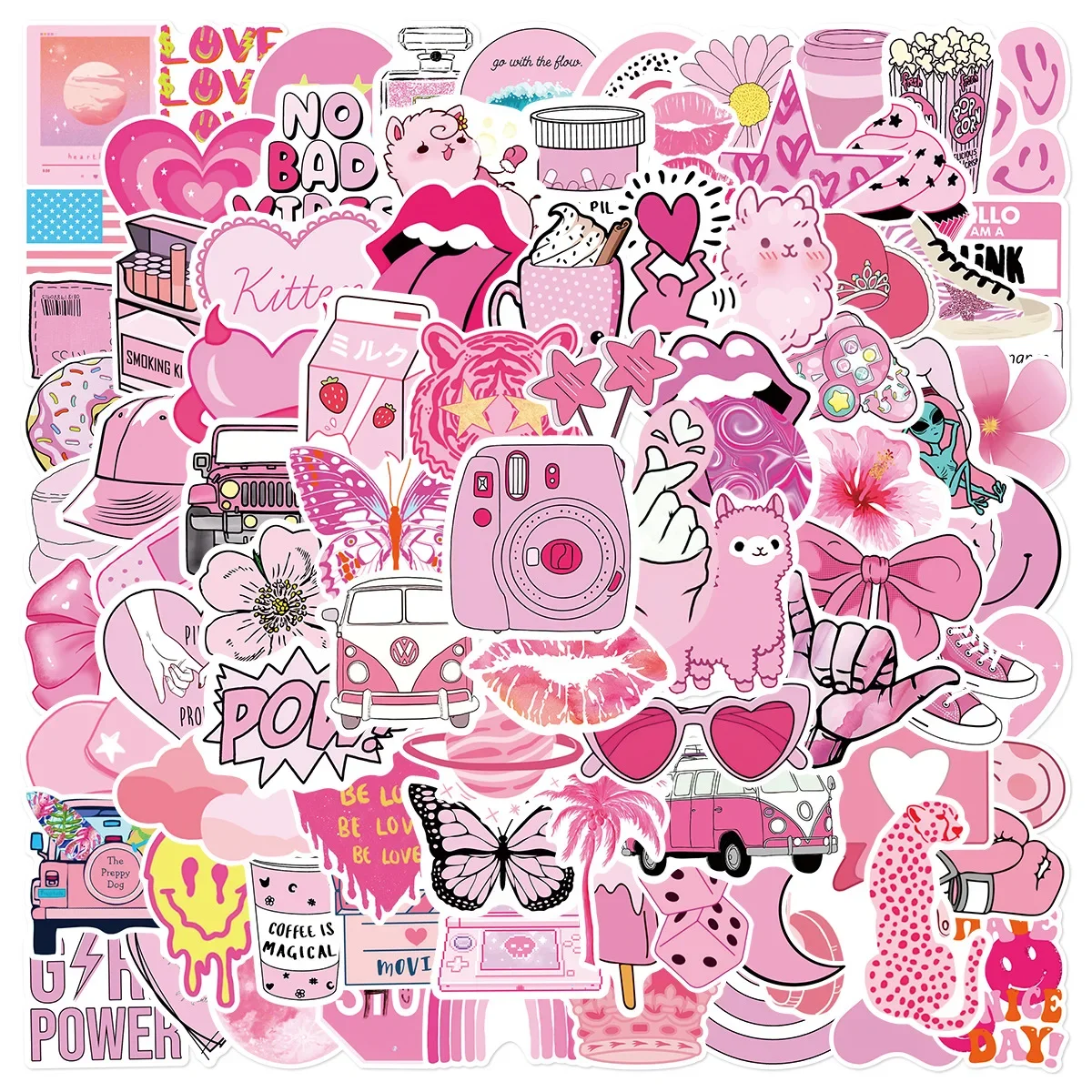 Cute Pink Stickers - Diaro