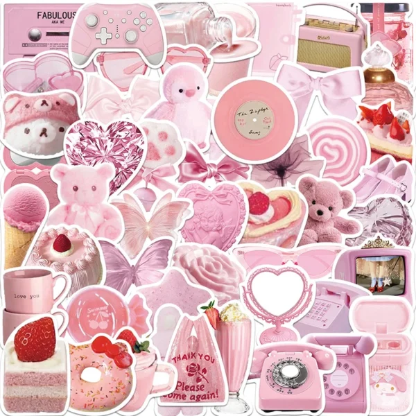 Pink Aesthetic Stickers
