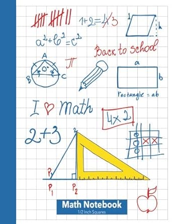 Math Notebook | Lined Graph Paper