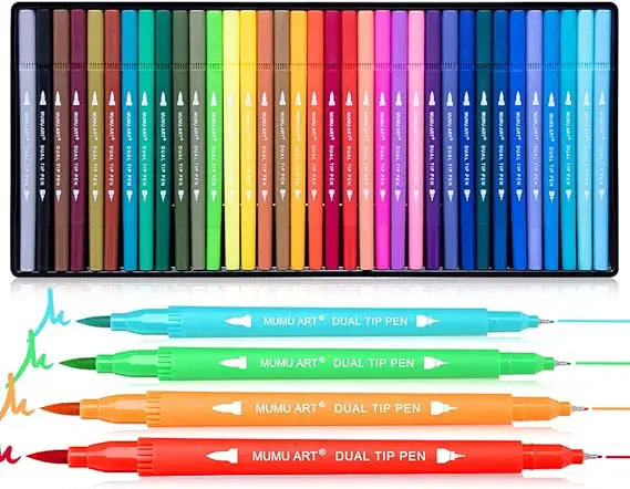 35 Dual Markers Pen for Coloring