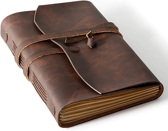 Vintage Leather Journal Notebook