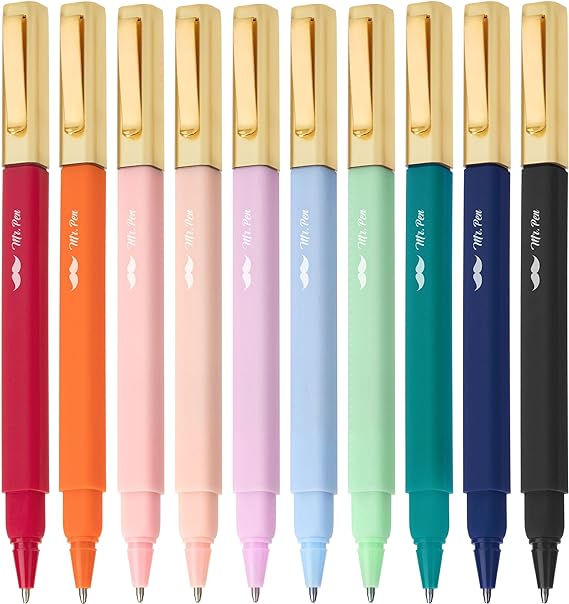 Aesthetic Colored Pens | 10-Pack