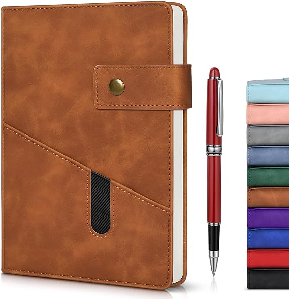 Lined Leather Notebook